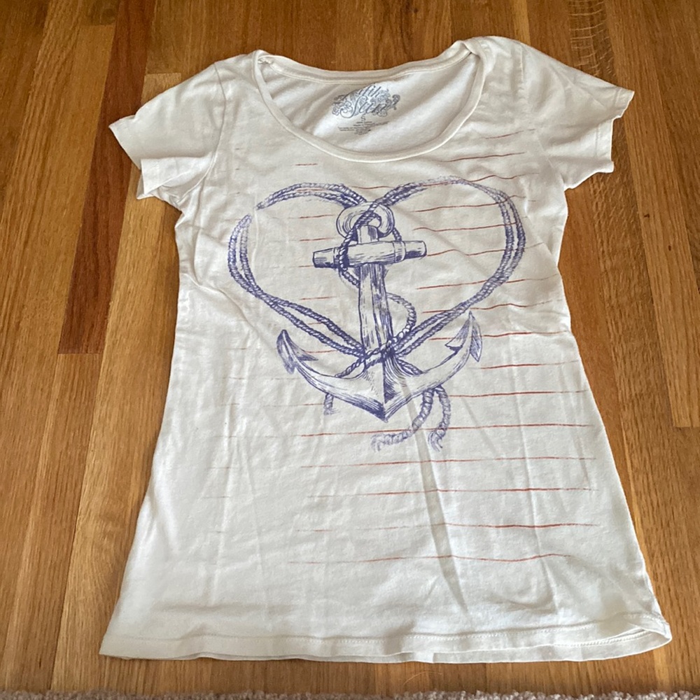 Anchor print t-shirt